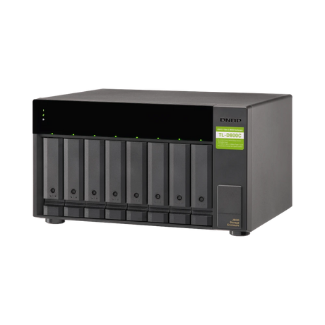 QNAP TL-D800C 8-Bay USB 3.2 Gen 2 Type-C JBOD Enclosure — Being Shipped
