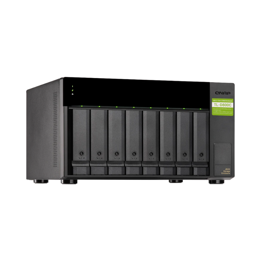 QNAP TL-D800C 8-Bay USB 3.2 Gen 2 Type-C JBOD Enclosure — Being Shipped