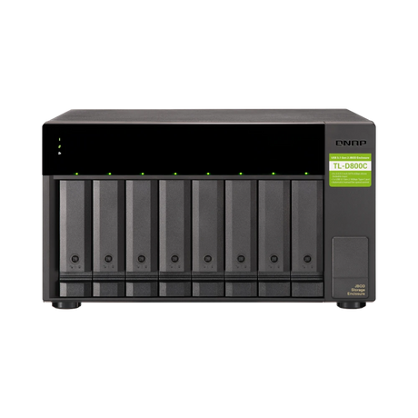 QNAP TL-D800C 8-Bay USB 3.2 Gen 2 Type-C JBOD Enclosure — Being Shipped
