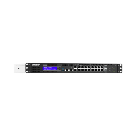 QNAP QGD-1602P-C3558-8G 16-Port Multi-Gigabit PoE++ Compliant Managed Switch & NAS Enclosure with SFP+ — Being Shipped