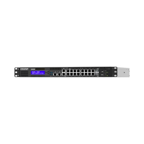 QNAP QGD-1602P-C3558-8G 16-Port Multi-Gigabit PoE++ Compliant Managed Switch & NAS Enclosure with SFP+ — Being Shipped