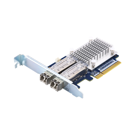 QNAP Dual-Port 32Gb Fiber Channel Host Bus Adapter with SFP+ Transceivers — Being Shipped