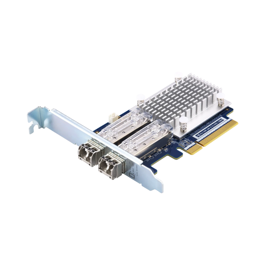 QNAP Dual-Port 32Gb Fiber Channel Host Bus Adapter with SFP+ Transceivers — Being Shipped