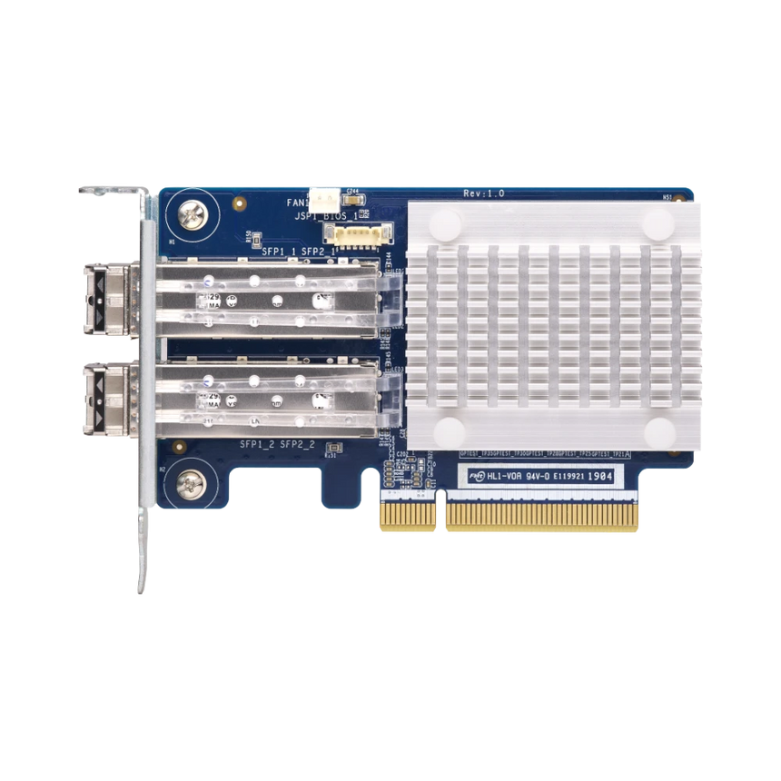 QNAP Dual-Port 32Gb Fiber Channel Host Bus Adapter with SFP+ Transceivers — Being Shipped