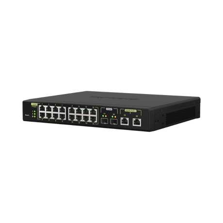QNAP QSW-M2116P-2T2S 18-Port Multi-Gig PoE++ Compliant Managed Switch with SFP+ — Being Shipped