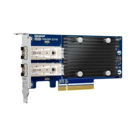 QNAP QXG-10G2SF-X710 2-Port 10G SFP+ PCIe 3.0 Network Adapter Card — Being Shipped