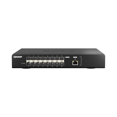 QNAP QSW-M5216-1T 16-Port 25GbE/10GbE Layer 2 Web Managed Switch — Being Shipped