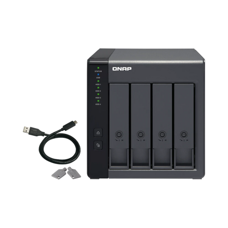 QNAP TR-004 4-Bay USB 3.2 Gen 1 RAID Expansion Enclosure — Being Shipped