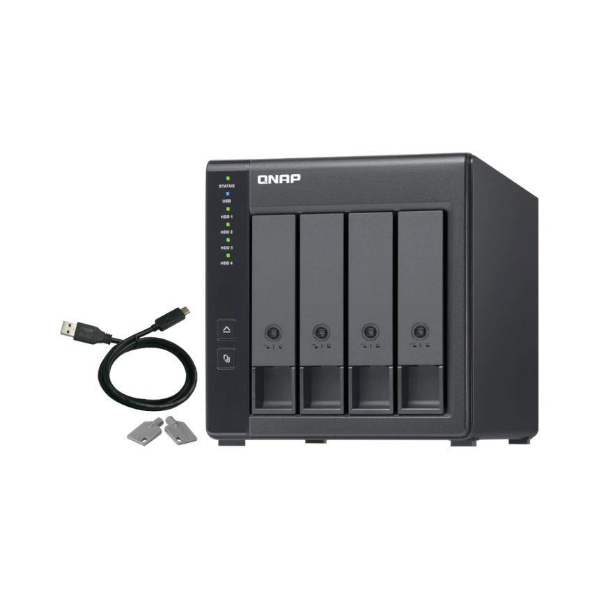 QNAP TR-004 4-Bay USB 3.2 Gen 1 RAID Expansion Enclosure — Being Shipped