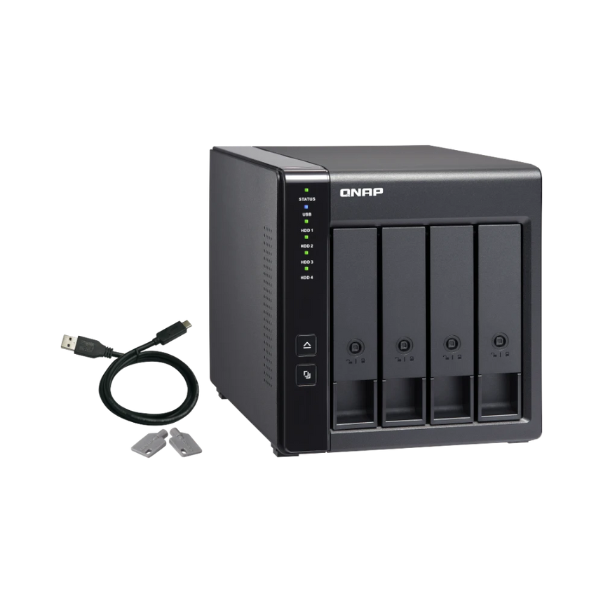 QNAP TR-004 4-Bay USB 3.2 Gen 1 RAID Expansion Enclosure — Being Shipped
