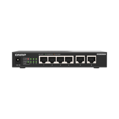 QNAP QSW-2104-2T-R2 6-Port 2.5G / 10G Unmanaged Network Switch — Being Shipped