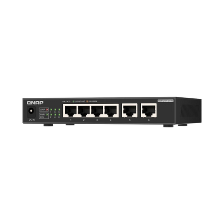 QNAP QSW-2104-2T-R2 6-Port 2.5G / 10G Unmanaged Network Switch — Being Shipped