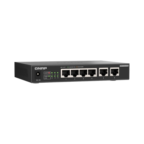 QNAP QSW-2104-2T-R2 6-Port 2.5G / 10G Unmanaged Network Switch — Being Shipped