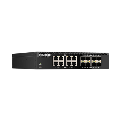 QNAP QSW-3216R-8S8T 16-Port 10G RJ45/SFP+ Unmanaged Network Switch — Being Shipped