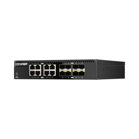 QNAP QSW-3216R-8S8T 16-Port 10G RJ45/SFP+ Unmanaged Network Switch — Being Shipped