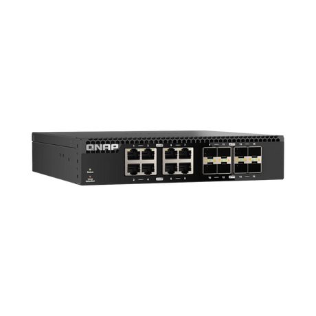 QNAP QSW-3216R-8S8T 16-Port 10G RJ45/SFP+ Unmanaged Network Switch — Being Shipped