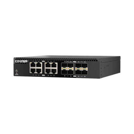 QNAP QSW-3216R-8S8T 16-Port 10G RJ45/SFP+ Unmanaged Network Switch — Being Shipped