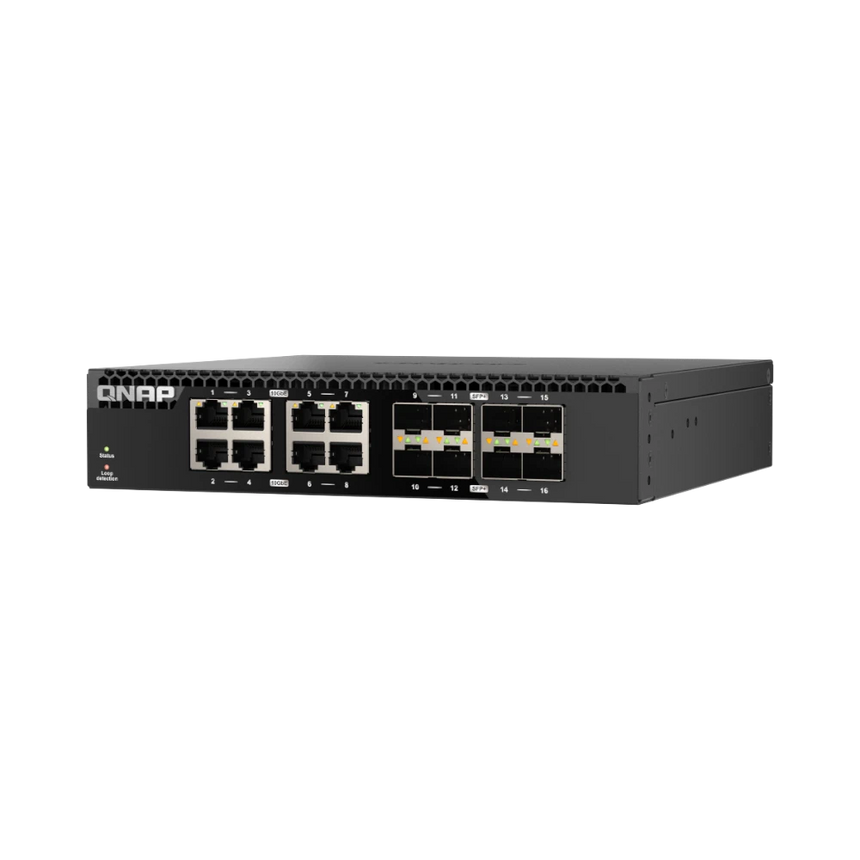 QNAP QSW-3216R-8S8T 16-Port 10G RJ45/SFP+ Unmanaged Network Switch — Being Shipped