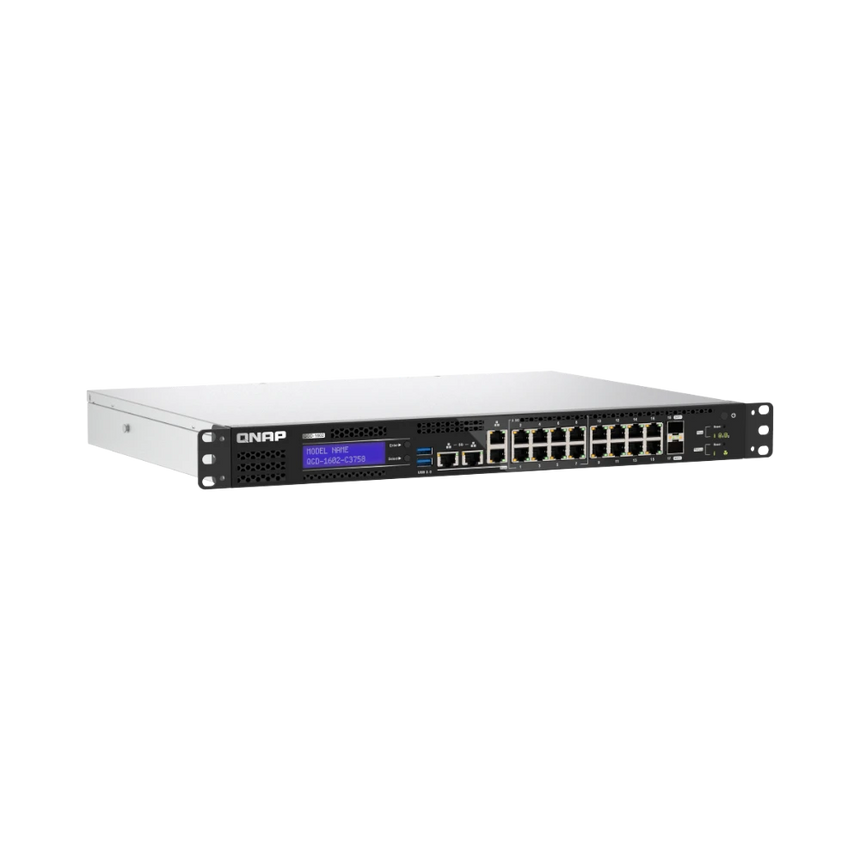 QNAP QGD-1602P-C3758-8G 16-Port Multi-Gig PoE 4 Compliant Managed Switch & NAS Enclosure — Being Shipped