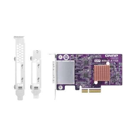 QNAP 2-Port SFF-8088 SATA III Host Bus Adapter for QNAP NAS Arrays — Being Shipped