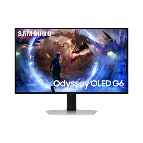 Samsung Odyssey QD-OLED G6 G60SD 27" 16:9 360Hz QHD OLED Gaming Monitor (Silver) — Being Shipped