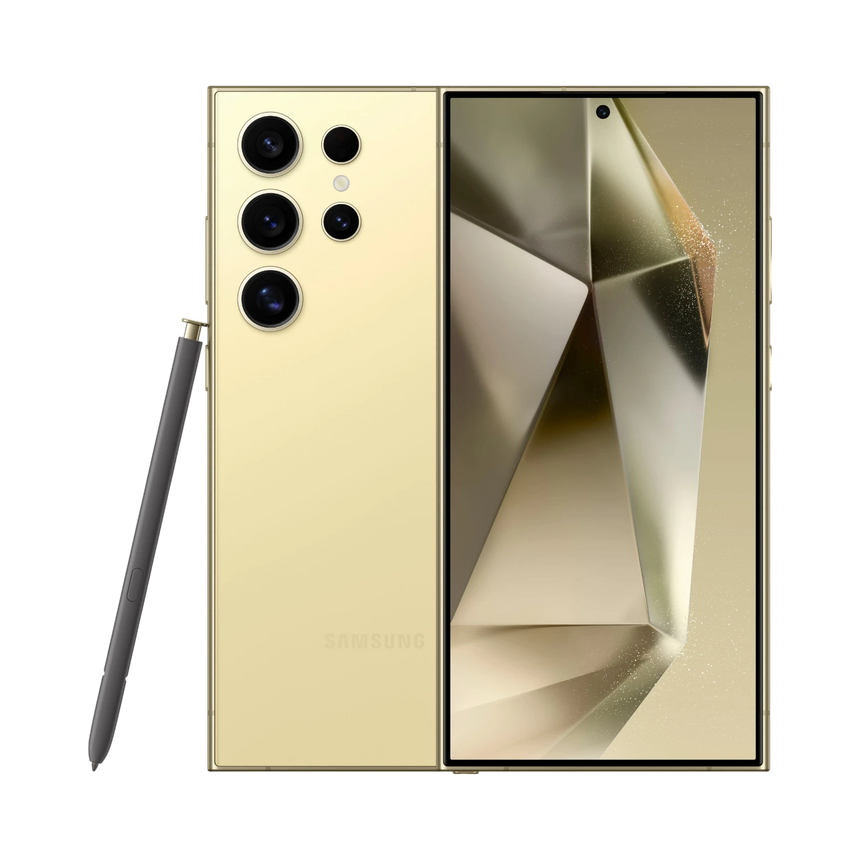 Samsung Galaxy S24 Ultra Smartphone, 12GB RAM, 256GB Storage (Unlocked, Titanium Yellow) — Being Shipped