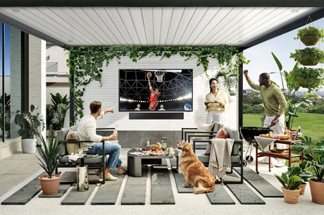 Samsung The Terrace 85" Class 16:9 60Hz 4K HDR UHD QLED Landscape Partial Sun Outdoor Smart TV — Being Shipped