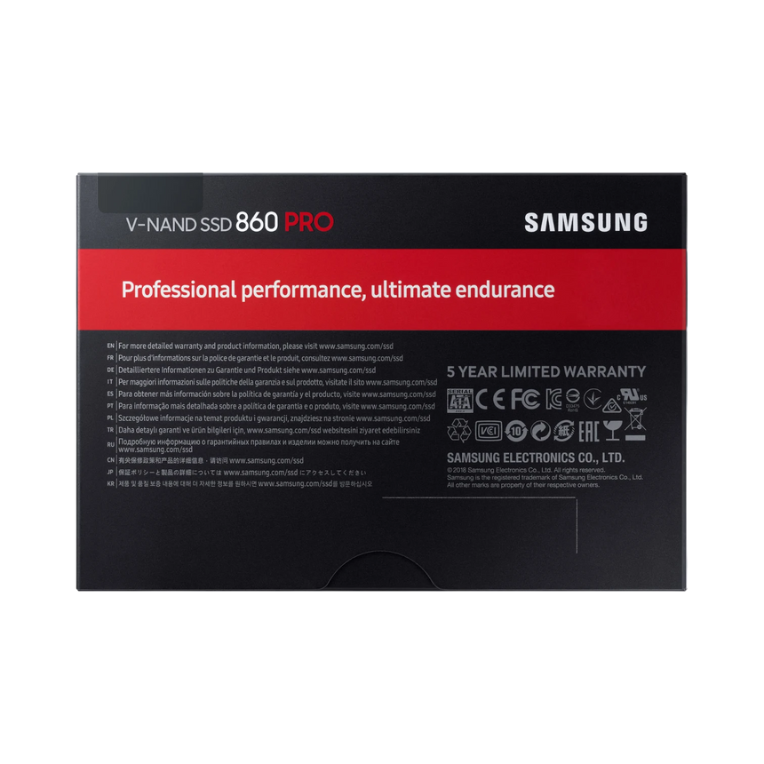 Samsung 860 PRO 4TB 2.5" SATA III 560 MB/s Internal SSD — Being Shipped