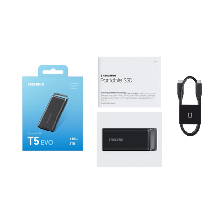 Samsung T5 EVO 2TB USB 3.2 Gen 1 Portable SSD — Being Shipped