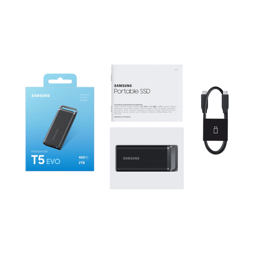 Samsung T5 EVO 2TB USB 3.2 Gen 1 Portable SSD — Being Shipped