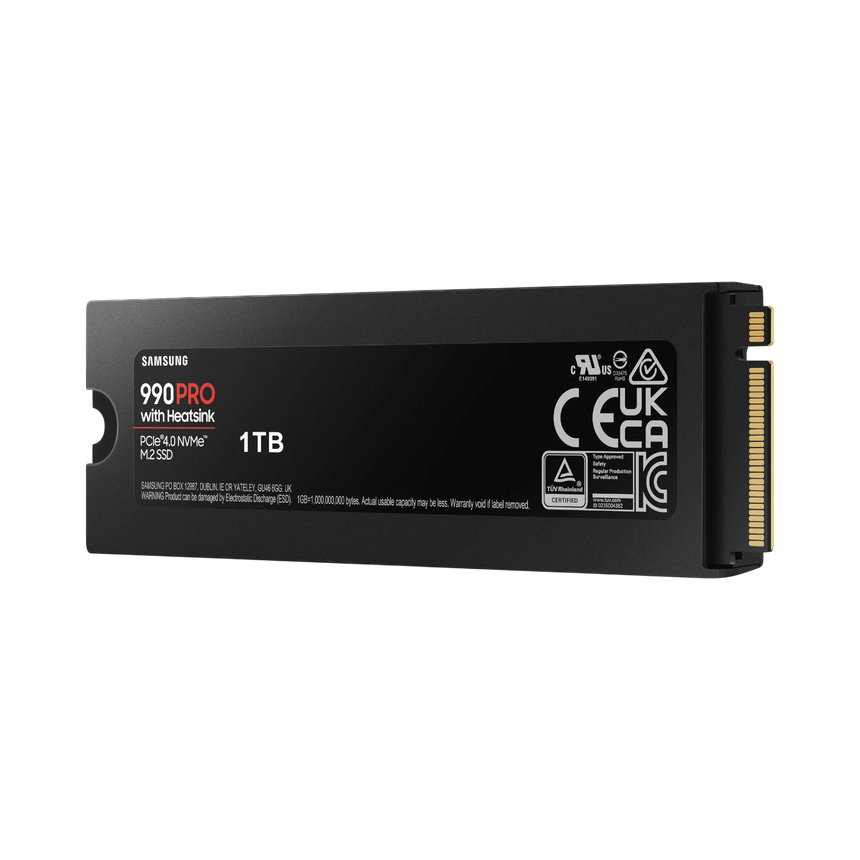 Samsung 990 PRO 1TB M.2 2280 PCIe 4.0 x4 Internal SSD with Heatsink — Being Shipped