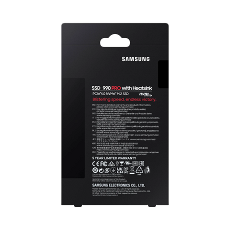 Samsung 990 PRO 1TB M.2 2280 PCIe 4.0 x4 Internal SSD with Heatsink — Being Shipped