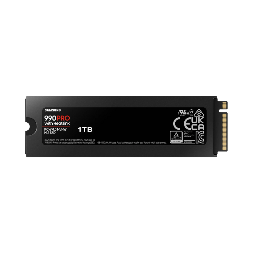 Samsung 990 PRO 1TB M.2 2280 PCIe 4.0 x4 Internal SSD with Heatsink — Being Shipped