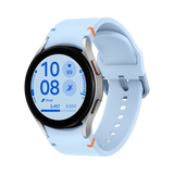 Samsung Galaxy Watch FE 40mm BT Smartwatch (Blue Band, Silver) — Being Shipped