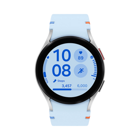 Samsung Galaxy Watch FE 40mm BT Smartwatch (Blue Band, Silver) — Being Shipped