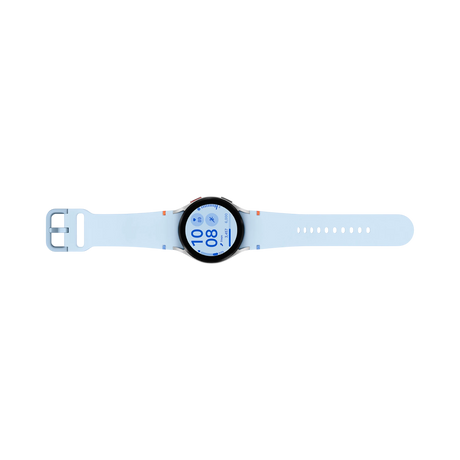 Samsung Galaxy Watch FE 40mm BT Smartwatch (Blue Band, Silver) — Being Shipped