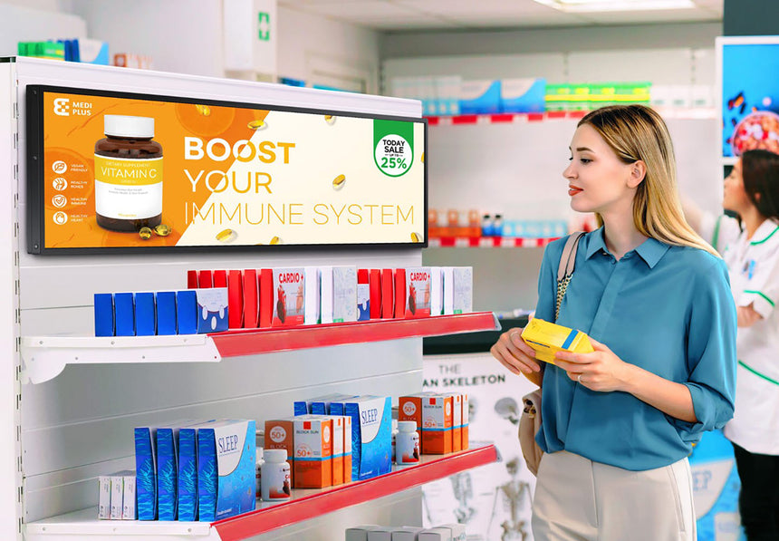 Samsung SHC Series 37" 16:4.5 60Hz FHD LCD Stretch Signage Display — Being Shipped