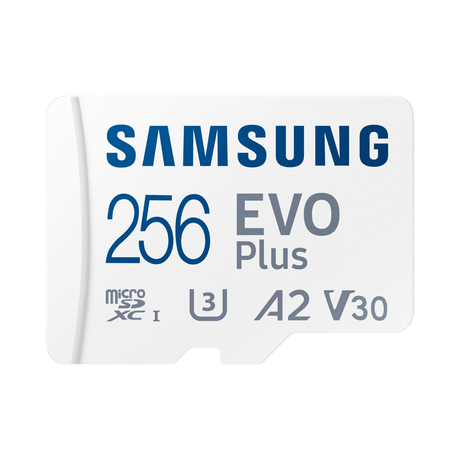 Samsung EVO Plus 256GB UHS-I microSDXC Memory Card with SD Adapter — Being Shipped