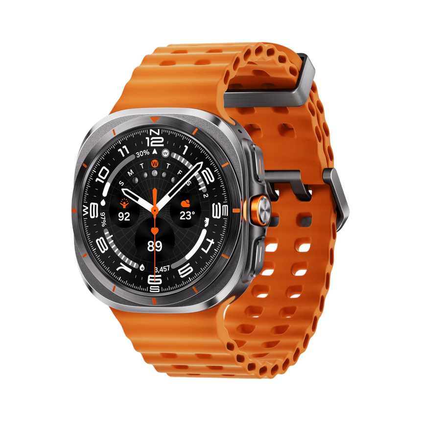 Samsung Galaxy Watch Ultra Titanium 47mm LTE Smartwatch (Orange Band, Titanium Gray) — Being Shipped