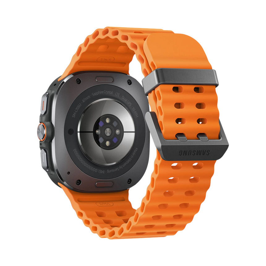Samsung Galaxy Watch Ultra Titanium 47mm LTE Smartwatch (Orange Band, Titanium Gray) — Being Shipped