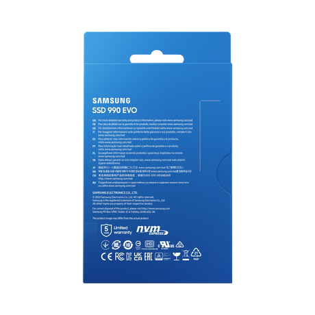 Samsung 990 EVO 2TB M.2 2280 PCIe 4.0 x4 / 5.0 x2 Internal SSD — Being Shipped