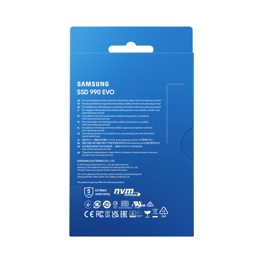 Samsung 990 EVO 2TB M.2 2280 PCIe 4.0 x4 / 5.0 x2 Internal SSD — Being Shipped