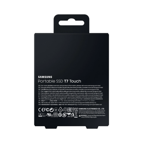 Samsung T7 Touch 1TB PCIe NVMe USB 3.2 Gen 2 Portable SSD (Silver) — Being Shipped
