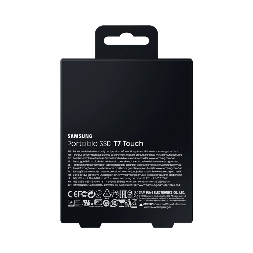 Samsung T7 Touch 1TB PCIe NVMe USB 3.2 Gen 2 Portable SSD (Silver) — Being Shipped