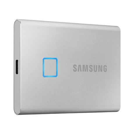 Samsung T7 Touch 1TB PCIe NVMe USB 3.2 Gen 2 Portable SSD (Silver) — Being Shipped