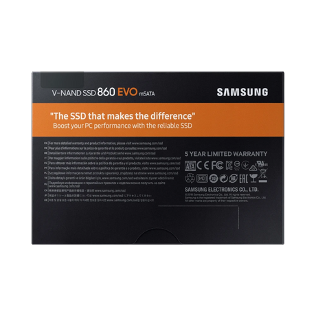Samsung 860 EVO 250GB mSATA 550MB/s V-NAND SSD — Being Shipped