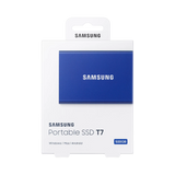 Samsung T7 500GB PCIe NVMe USB 3.2 Gen 2 Portable SSD (Indigo Blue) — Being Shipped