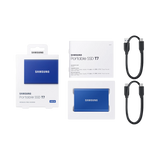 Samsung T7 500GB PCIe NVMe USB 3.2 Gen 2 Portable SSD (Indigo Blue) — Being Shipped