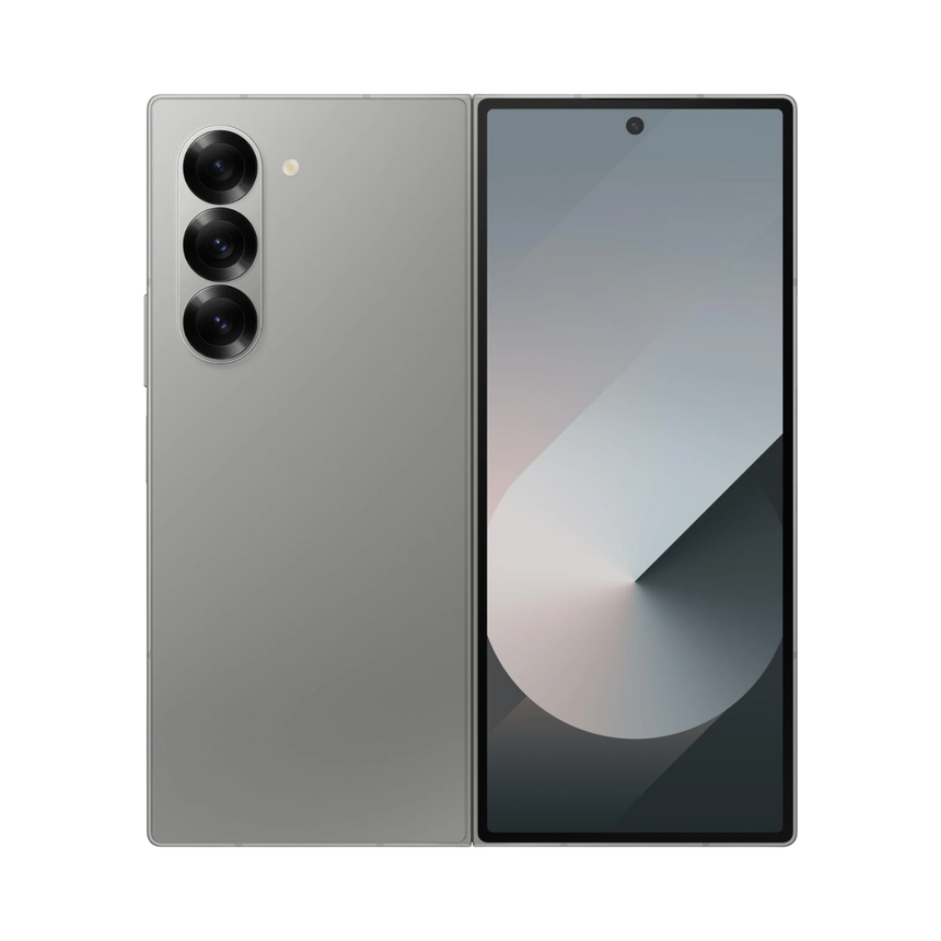 Samsung Galaxy Z Fold6 Smartphone, Qualcomm Snapdragon 8, 12GB RAM, 256GB Storage (Unlocked, Silver Shadow) — Being Shipped