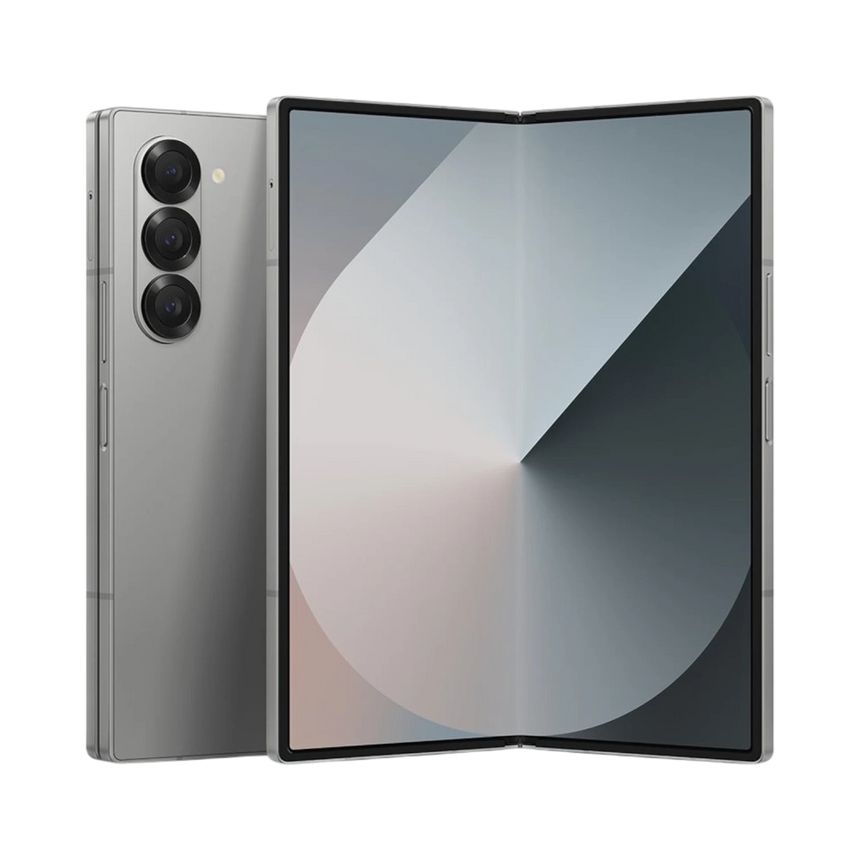 Samsung Galaxy Z Fold6 Smartphone, Qualcomm Snapdragon 8, 12GB RAM, 256GB Storage (Unlocked, Silver Shadow) — Being Shipped